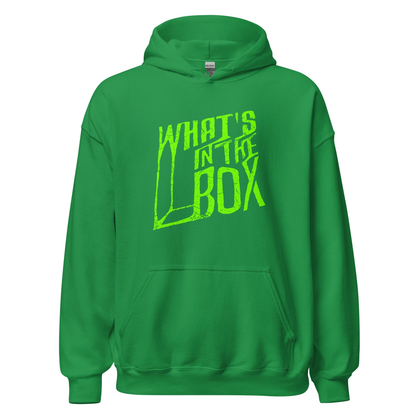 What's In The Box Green Logo Hoodie