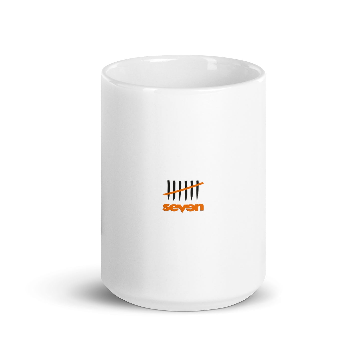 Seven - white ceramic mug