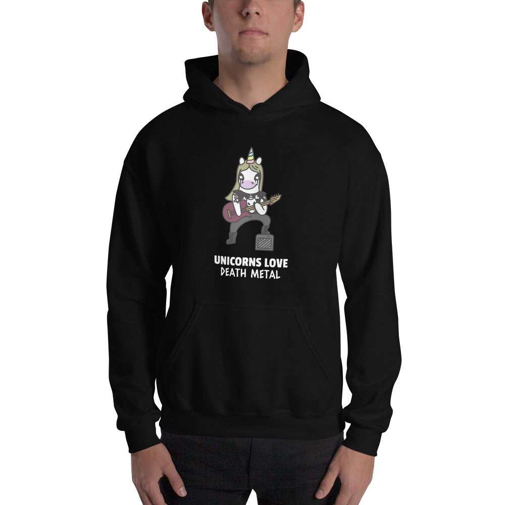 Death metal unicorn hoodie best sale