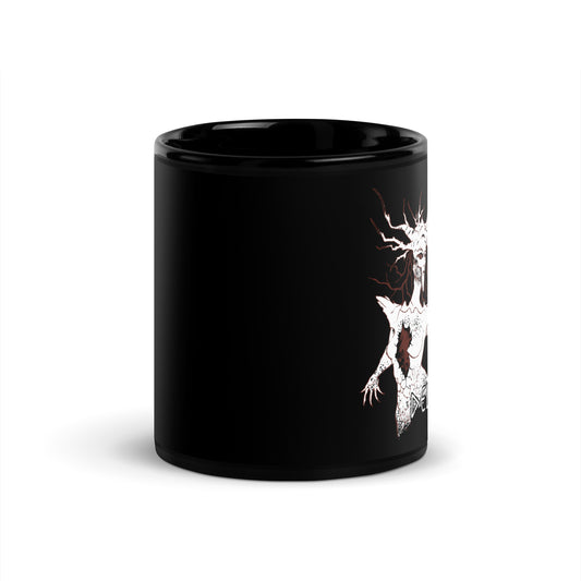 Deloraine Heart of Stone Black Glossy Mug