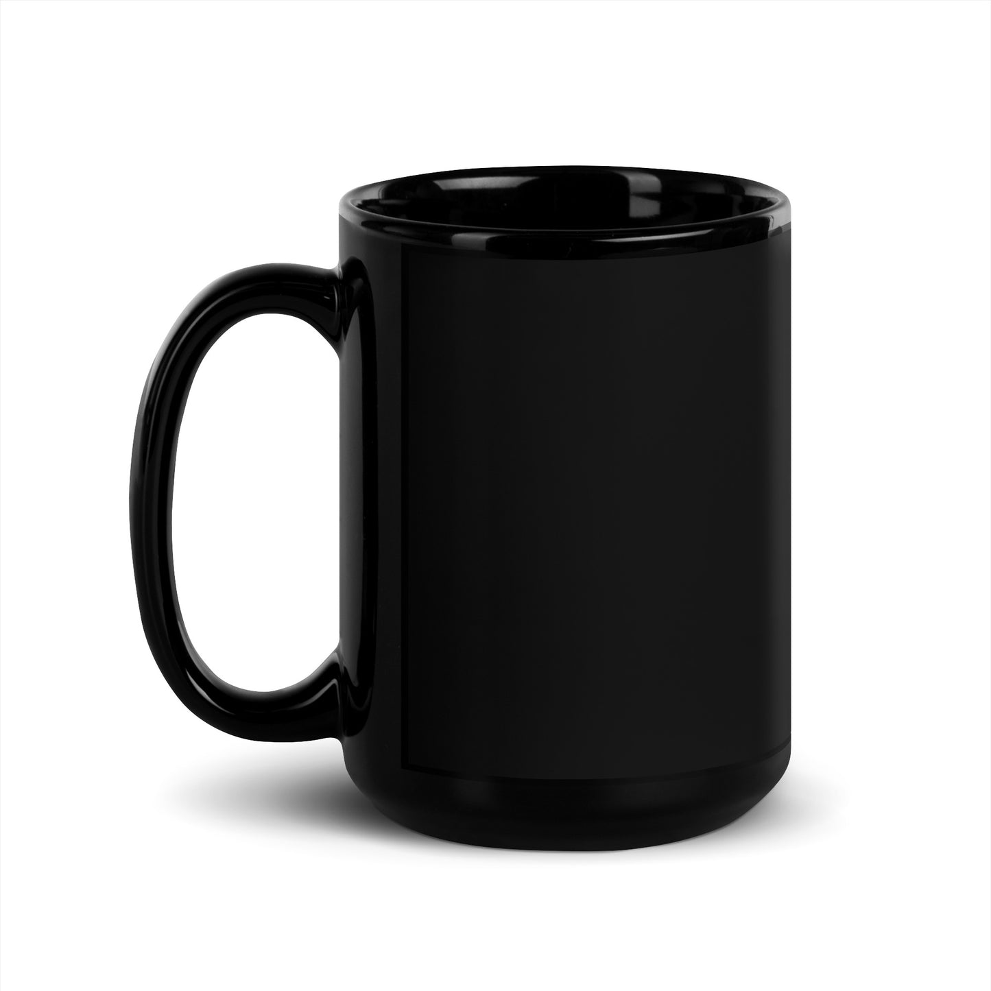 Vintage Wine Black Glossy Mug