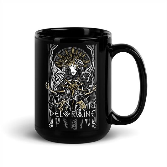 Deloraine Lughnasad Black Glossy Mug