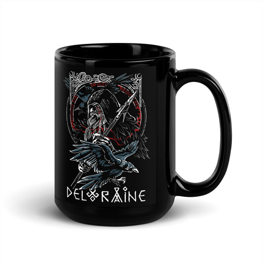 Deloraine - Odin, the Lord of the Ravens Black Mug