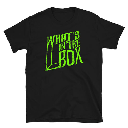 What's In The Box Tričko se zeleným logem