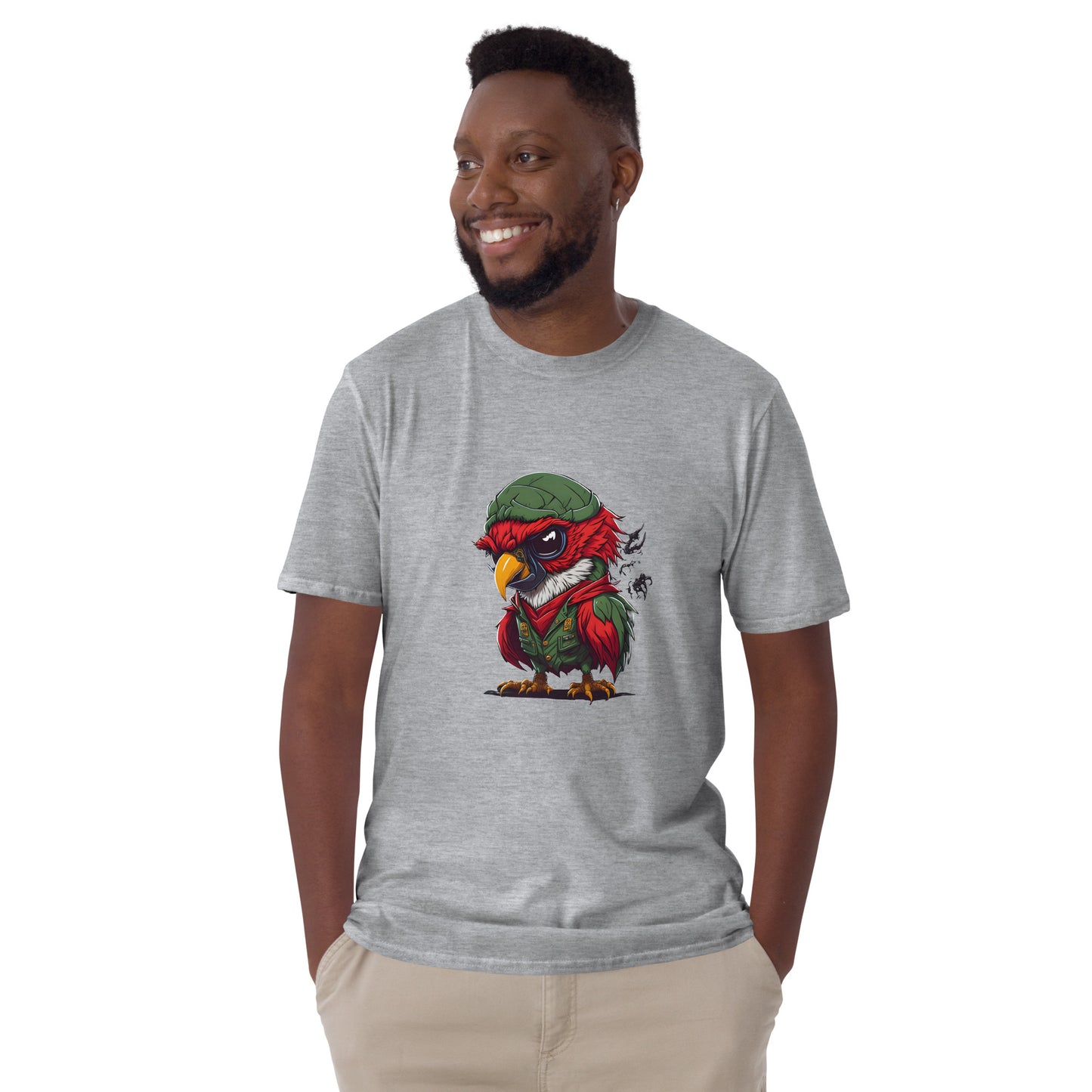 Parrot Design Short-Sleeve Unisex T-Shirt