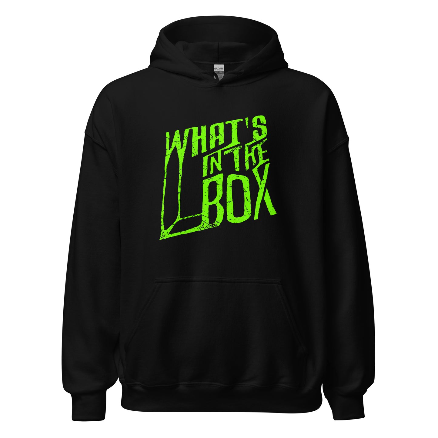 What's In The Box Green Logo Hoodie