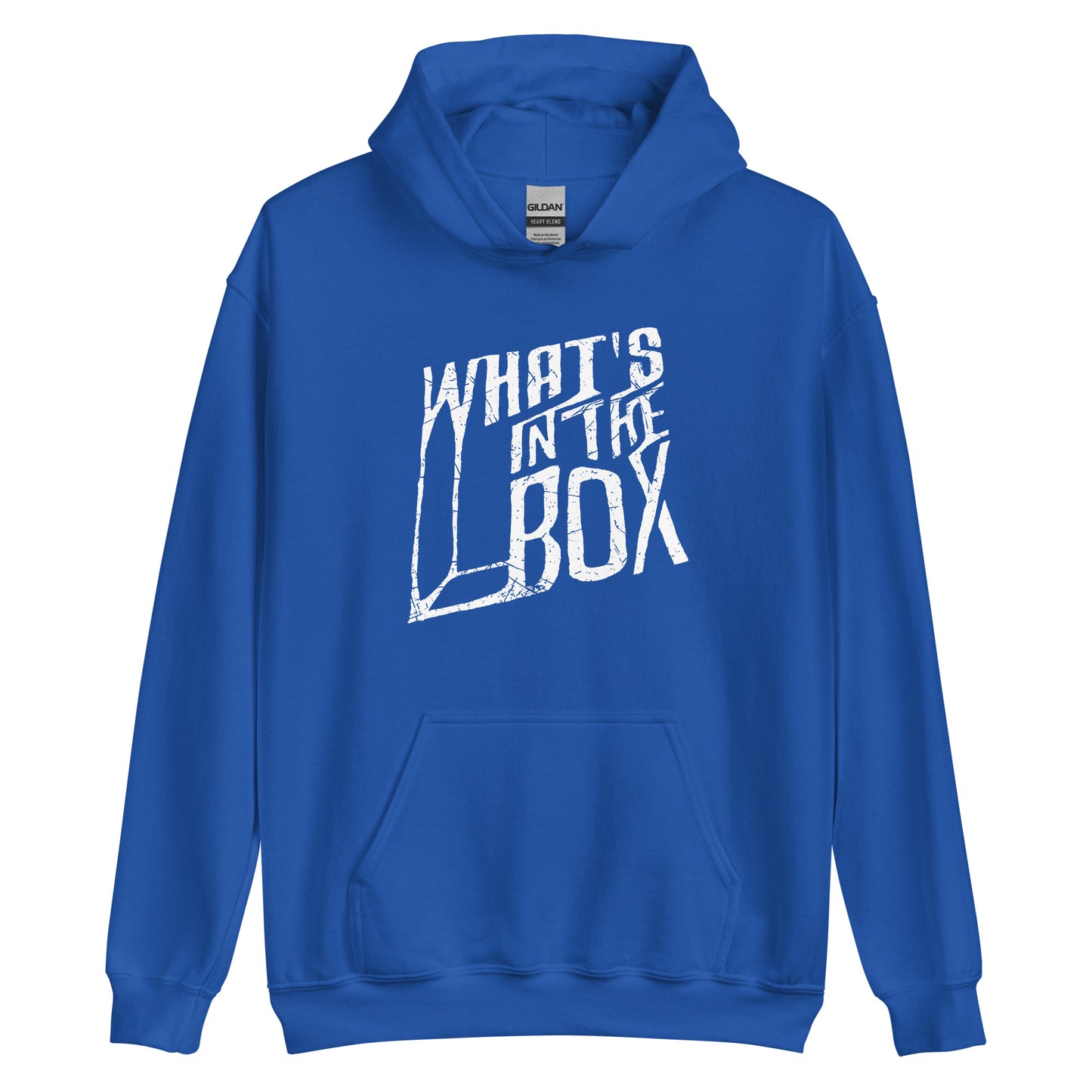 What's In The Box White Logo Hoodie