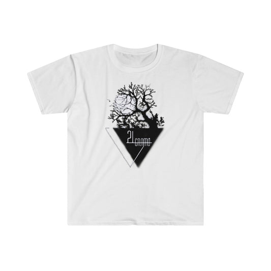 21 Gramů Rock Band White Sun Tree Logo T-Shirt