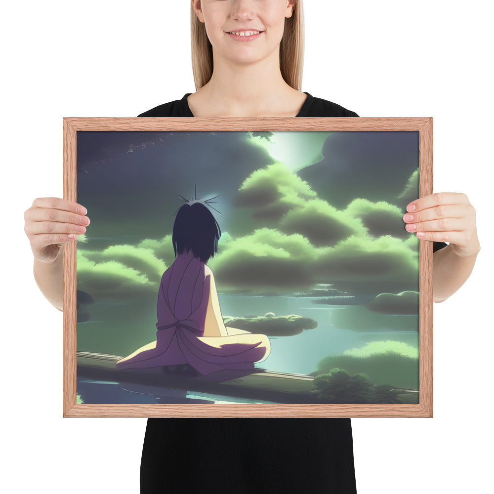 Meditation female (anime color) - Stock Illustration [17666263] - PIXTA