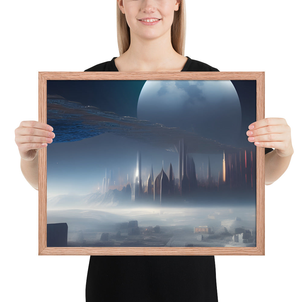 Modern Metropolis Framed Poster