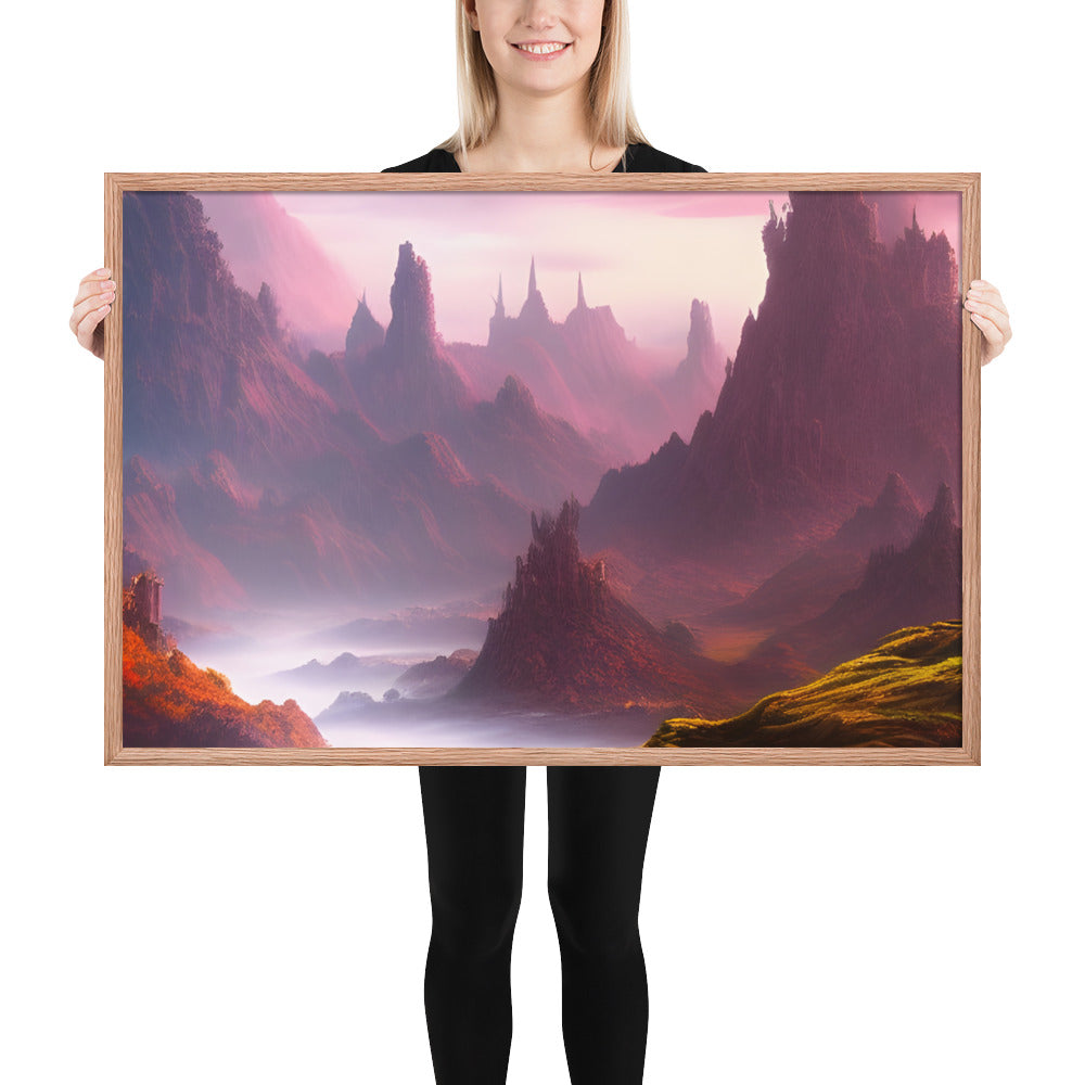 Mythical World Framed Poster