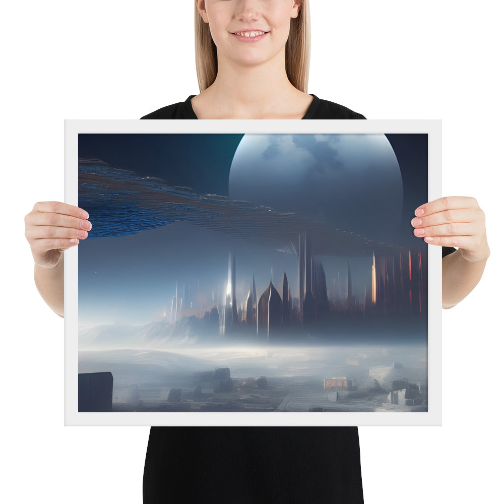 Modern Metropolis Framed Poster