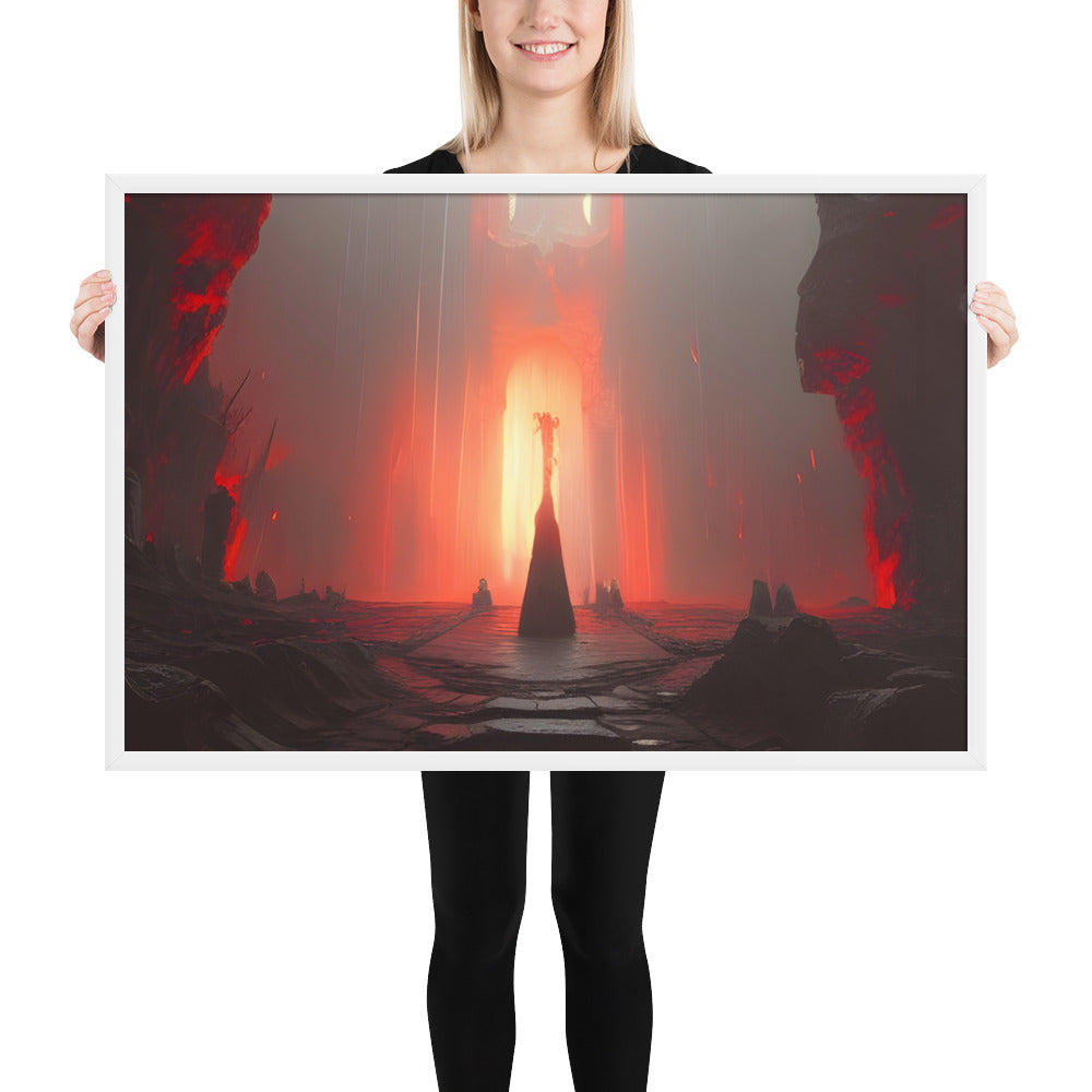 Entrance To Hell Framed Poster