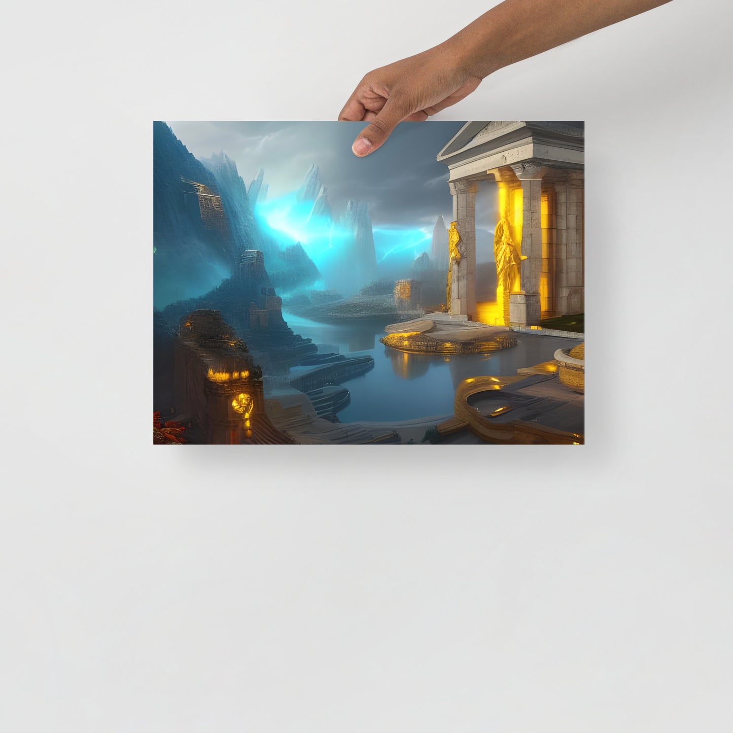 Olympus Temple Poster