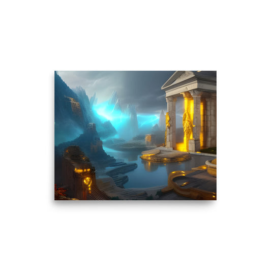 Olympus Temple Poster