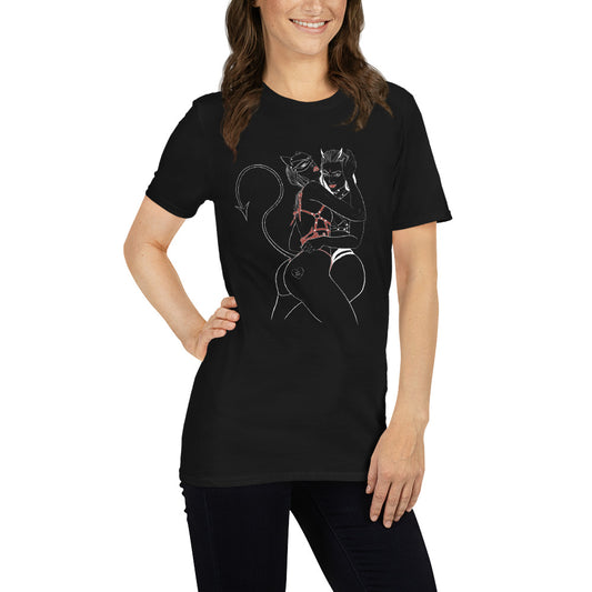 Darklily Art Playful Little Demons Design Unisex T-Shirt