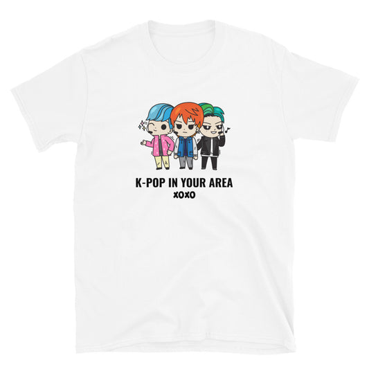 K-POP In Your Area Black Unisex T-Shirt